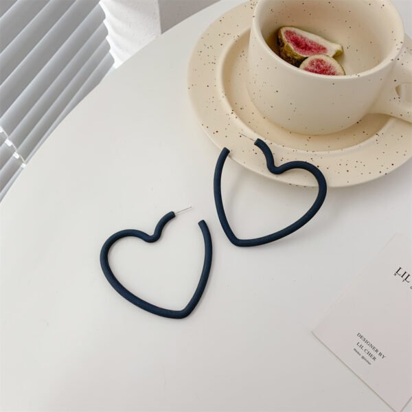 Needle Earrings Korea Ins Temperament Earrings Candy Color Love Acrylic Earrings Earrings 7
