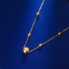 Women’s 18k Gold Cat Eye Necklace Necklaces 9