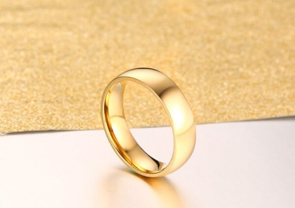 Stainless Steel Ring Vacuum Gold-plated Ring Rings 4