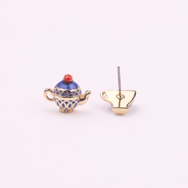 New Fashion Style Cute Personality Alloy Teacup Set Earrings Earrings 10