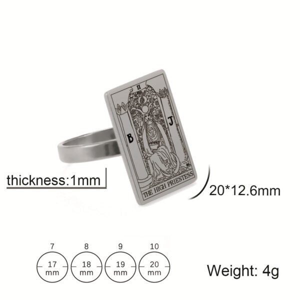 Steel Ring Net Celebrity Small Red Book Push Jewelry Rings 5