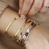 Stainless Steel  Rose Gold Bracelet Bracelets 9