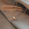 Fashionable Simple Micro-inlaid Zircon Necklace Necklaces 13