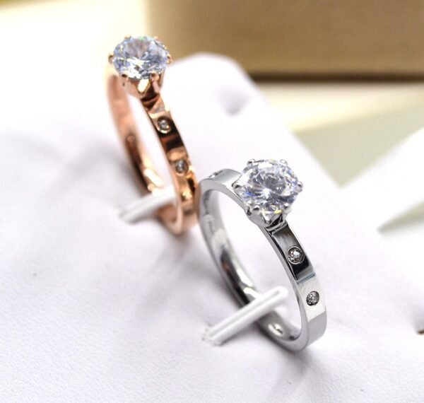 4 Small Diamond Rose Gold Rings BestSelling 4