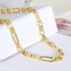 Personalized Simple Splicing Chain Metal Texture Bare Chain Necklace Necklaces 11