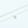 Ins Cold Wind Double Pearl Ring Pendant Necklace Necklaces 13 Ins Cold Wind Double Pearl Ring Pendant Necklace Necklaces 13