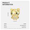 Golden Tiger S925 Sterling Silver Gold-plated Beads Diy Accessories Accessories 8
