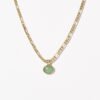 Natural Stone Necklace Real Gold Simple Necklaces 10