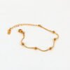 Multi Ball Rose Gold Anklet Bracelet Bracelets 17