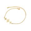 Hollow Gold Chain Stainless Steel Bracelet Star Pendant Bracelets 15