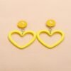 Fashion Simple Retro Net Red Heart-Shaped Earrings Earrings 8