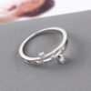 14k Gold Zircon Ring Ring Student Joint Ring Rings 12