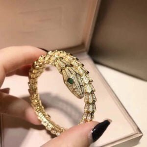 Brass Gold Plated Micro Set Diamond Bracelet Ring Set Bracelets