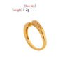 Korean Live Mouth Copper Ring  Wide Face Profiled Girlfriends Rings 18