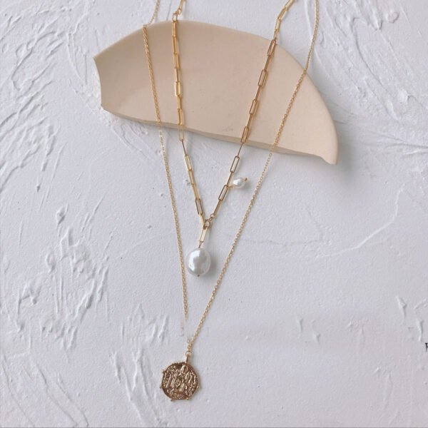 Handmade 14K Note Gold Vintage Gold Coin Necklace Necklaces 4
