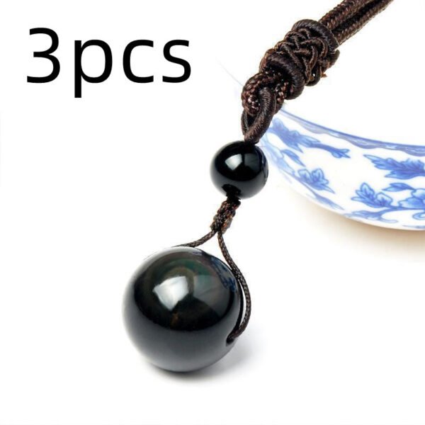 Obsidian Celestial Eye Necklace Necklaces 12