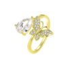Pastoral Vintage Drop Zircon Ring Rings 12