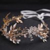 New Handmade Hairband Gold Leaf Headdress Bridal Hair Accessories Bridal Jewelry Accessories 19