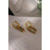 Female Style Earrings Gold-plated Copper With Colored Zircon Earrings 13