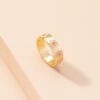 Fashion Flower Female Cute Fun Personality Street Shot Cold Wind Ring Rings 14