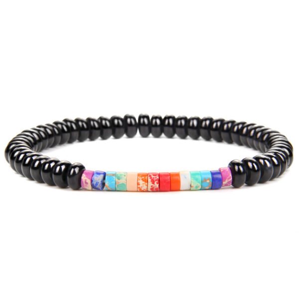 New Natural Wheel Blue Song Emperor Stone Bracelet Men Bracelets 7
