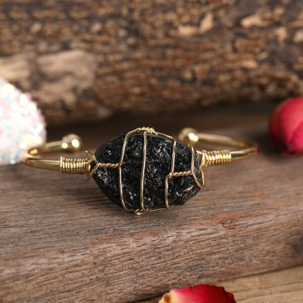 Fashion Gold Copper Wire Wrap Cuff Bangle Bracelets 5