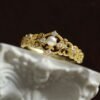 Women’s Gold-plated Antique Hollow Ring Rings 11