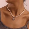 Temperament Fashion Trend Short Pearl Necklace Necklaces 8
