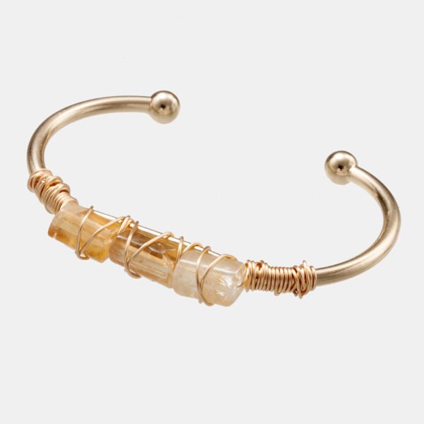 Winding Crystal Gold-plated Crystal Bracelet Bracelets 5