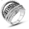 Diamond-studded Ring Elegant And Generous Women’s Style Rings 12