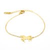 Fashion Gold Stainless Steel Unicorn Horse Charm Bracelet Dainty Silver Chain Bracelets For Women Girls Jewelry Gift Necklaces 8