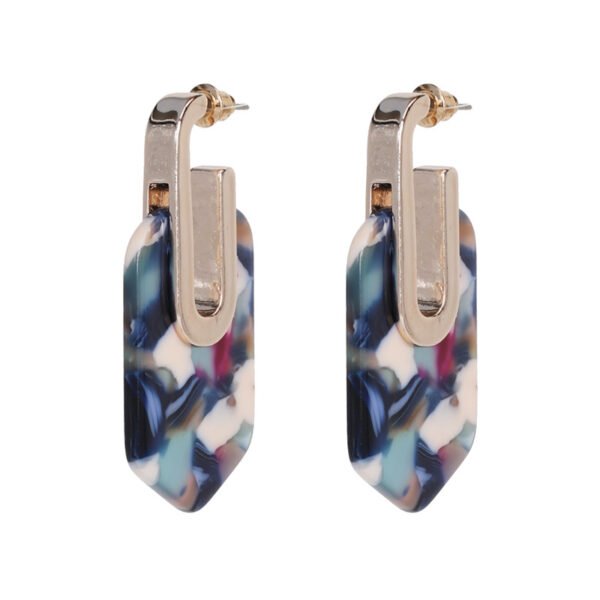 Acrylic Geometric Heart Shaped Earrings Jewelry Earrings 5