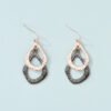 Geometric Exaggerated Two-tone Alloy Earrings Earrings 12