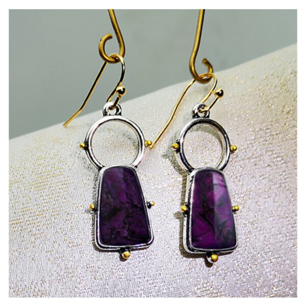 Personality Creative Purple Girl Earrings Earrings 6