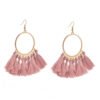 European And American New Su Earrings Women’s Fan-shaped Color Earrings 21
