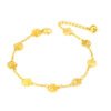 Four Leaf Clover Vietnam Sand Gold Anklet Necklaces 9