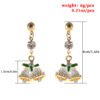 Fashionable Christmas Bell Shaped Rhinestone Stud Earrings Earrings 12