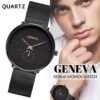 Luxury Men’s Quartz Watch Business Stainless Steel Analog Ultra Thin Waterproof watches 17