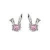 Hearts Love Zircon Ear Studs Small Design Earrings 10