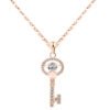 Rose Gold Plated Gold Key Smart Heartbeat Necklace Necklaces 9 Rose Gold Plated Gold Key Smart Heartbeat Necklace Necklaces 9