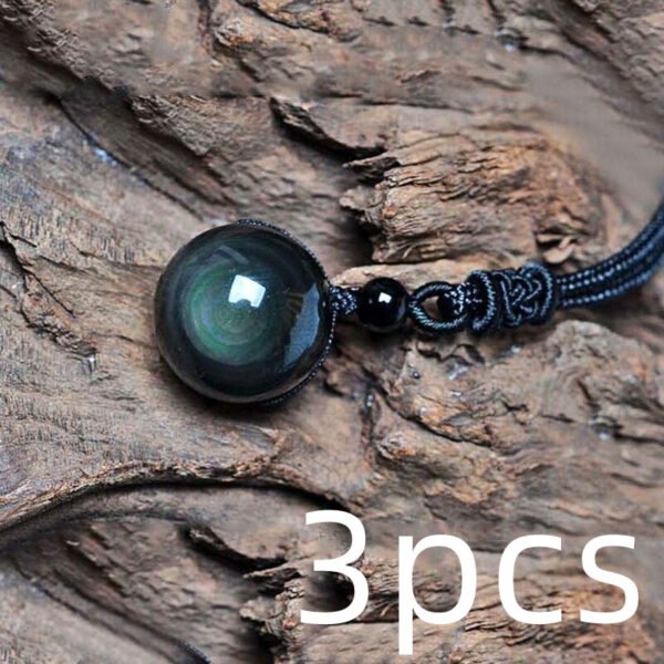 Obsidian Celestial Eye Necklace Necklaces 11
