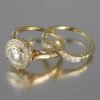 Gold Exquisite Micro-inlaid Ring Set Rings 8