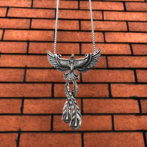 Fashion Alloy Big Phoenix Pendant Necklace Necklaces