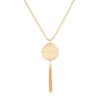 European And American Hollow Disc Pendant Tassel Long Necklace Women Necklaces 11 European And American Hollow Disc Pendant Tassel Long Necklace Women Necklaces 11