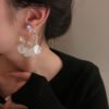 Fashion Temperament C Shape Shell Tassel Earrings Earrings 9