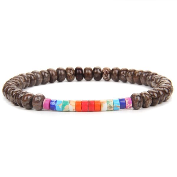 New Natural Wheel Blue Song Emperor Stone Bracelet Men Bracelets 6