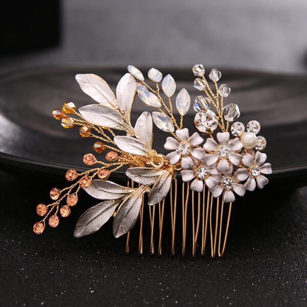 New Handmade Hairband Gold Leaf Headdress Bridal Hair Accessories Bridal Jewelry Accessories 7
