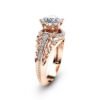 14K Rose Gold Micro Set Diamond Women’s Rings Promos30 9