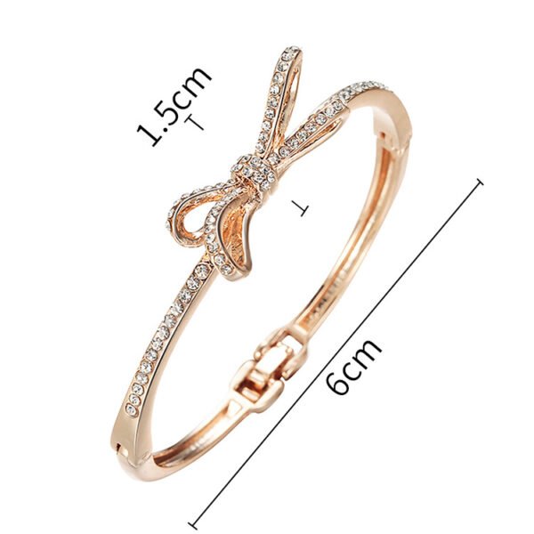 Women’s Bracelets, Diamonds, Bows, Rose Gold Alloy Bracelets Bracelets 5
