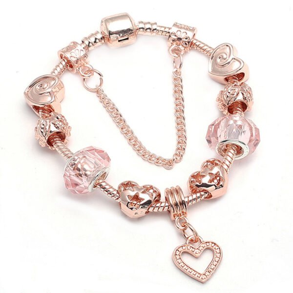 Women’s Love Geometric Rose Gold Bracelet Bracelets 3